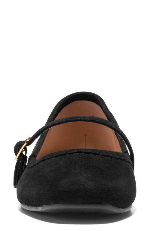 Cole Haan Yelena Mary Jane Flat In Black