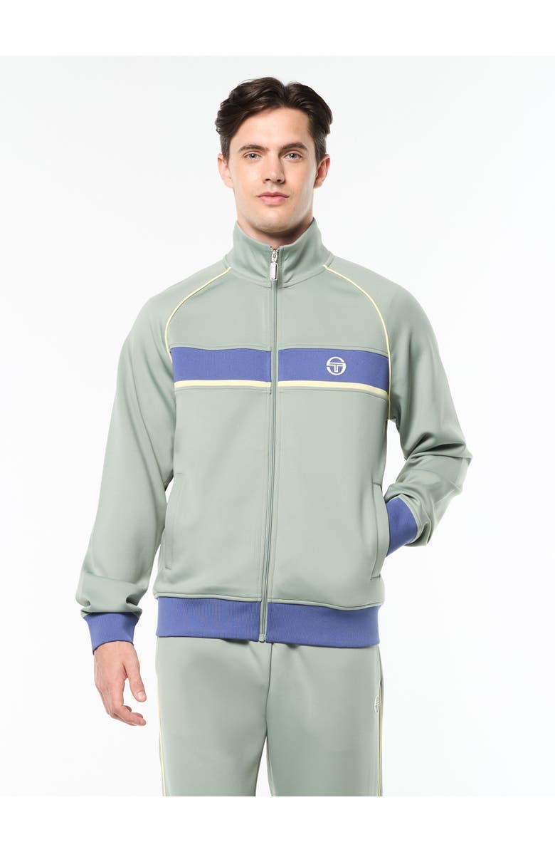 Sergio Tacchini Lago Track Jacket, Main, color, Slate Gray