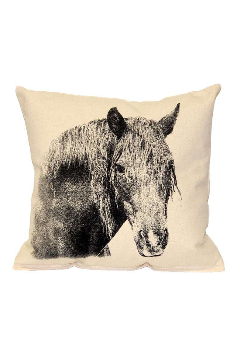 Animal Accent Pillow, Main, color, HORSE