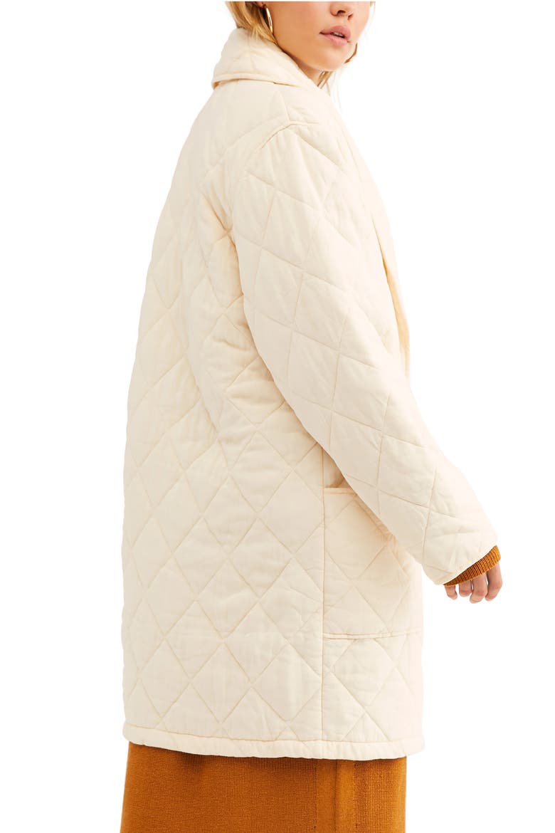 Happy Day Dreamer Quilted Jacket, Alternate, color, ECRU