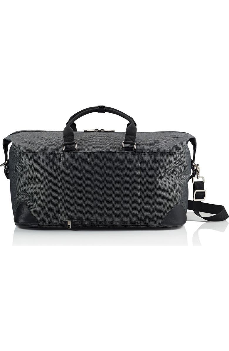 Hartmann 'Luxe' Herringbone Weekend Duffel, Alternate, color,