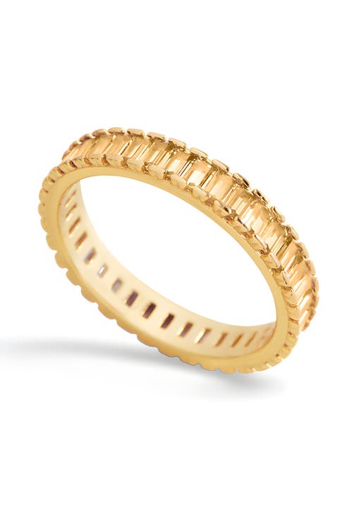 Baguette Birthstone Eternity Band