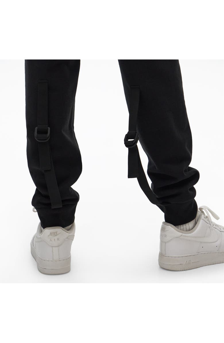 Helmut Lang Strap Cotton Sweatpants, Alternate, color,