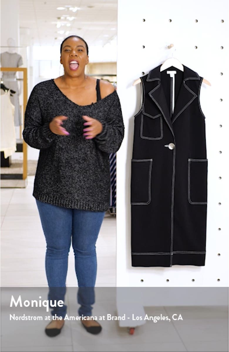 Sleeveless Utility Duster Coat, sales video thumbnail