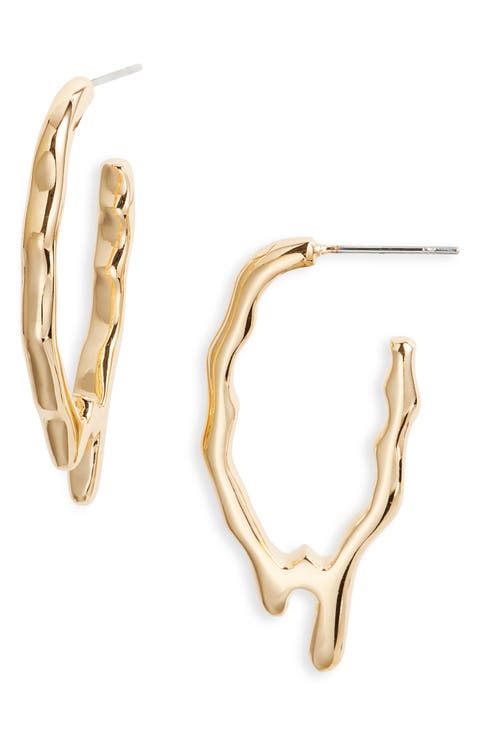 Tiriko Midi Drip Hoop Earrings