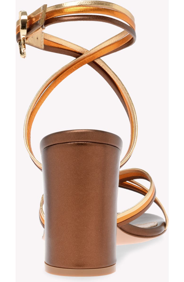 Gianvito Rossi Calissa Sandals, Alternate, color, Brown Nappa