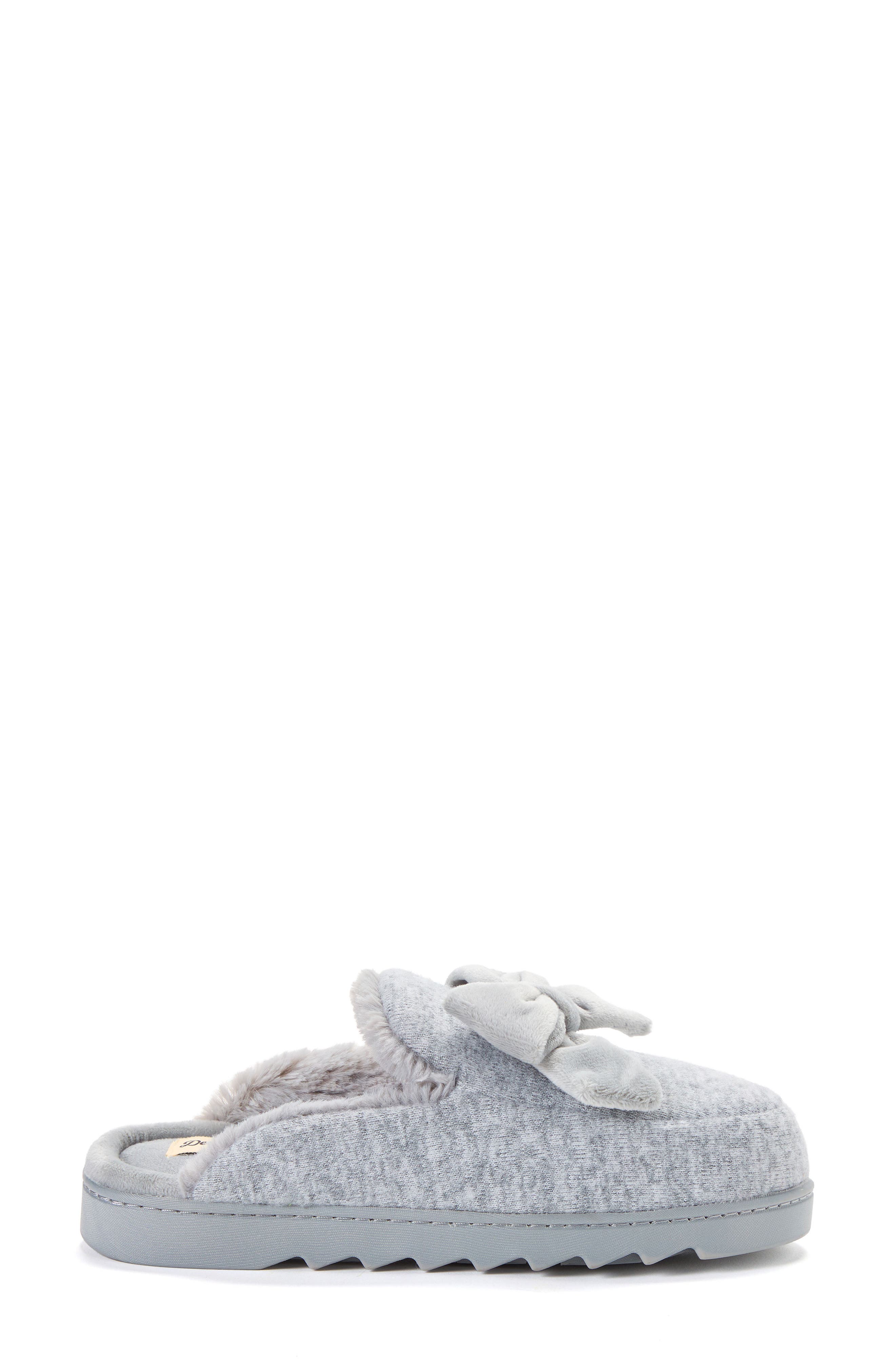 Harlee Knit Scuff Slipper, Alternate, color, LIGHT HEATHER GREY