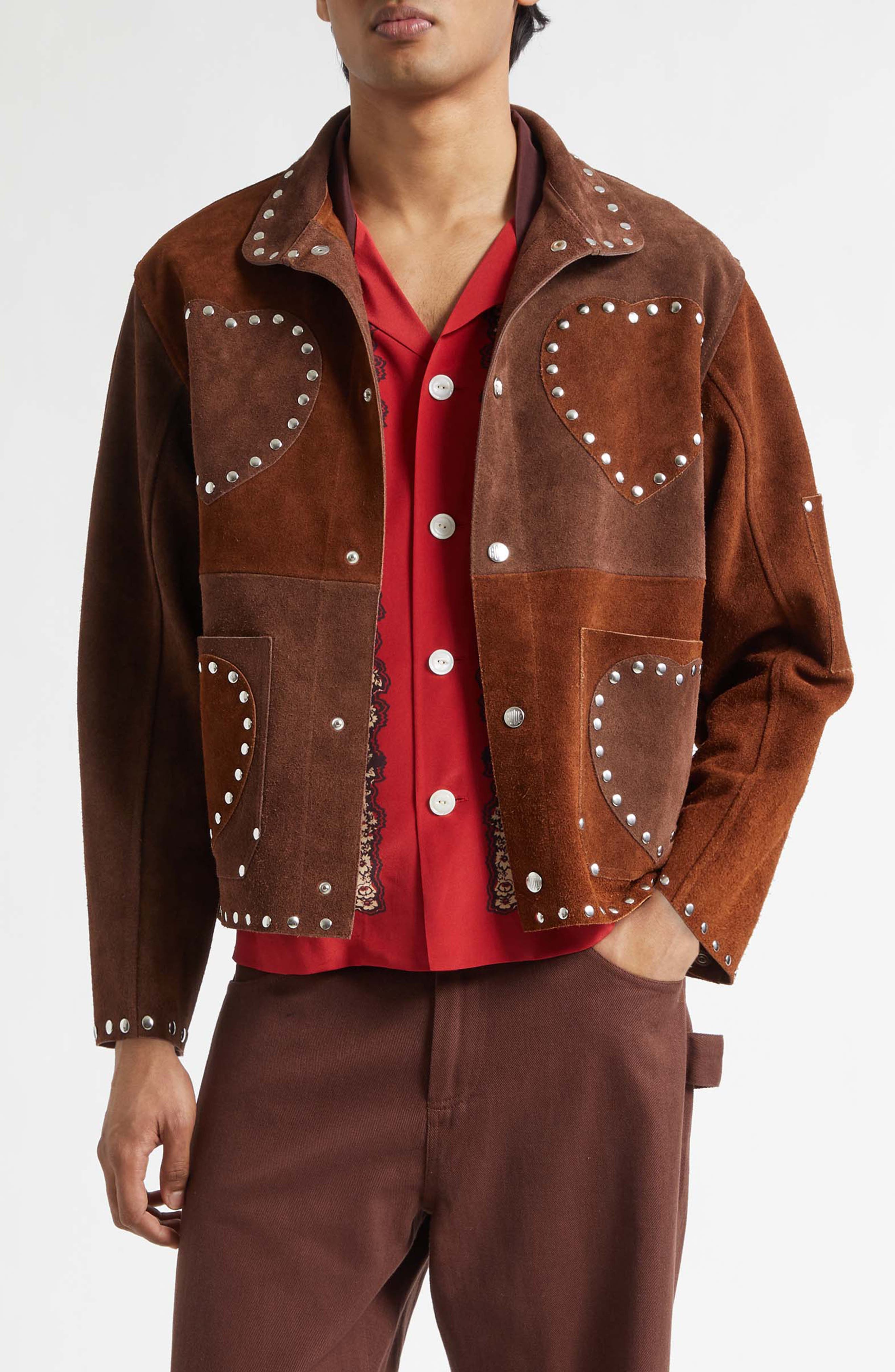 Hearts Suede Welding Jacket