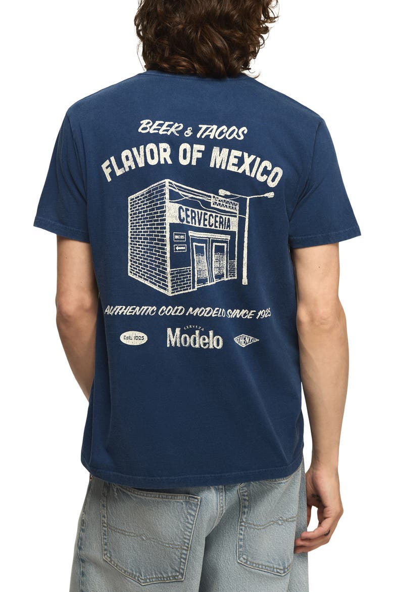 Modelo Cotton Graphic T-Shirt, Alternate, color, ESTATE BLUE