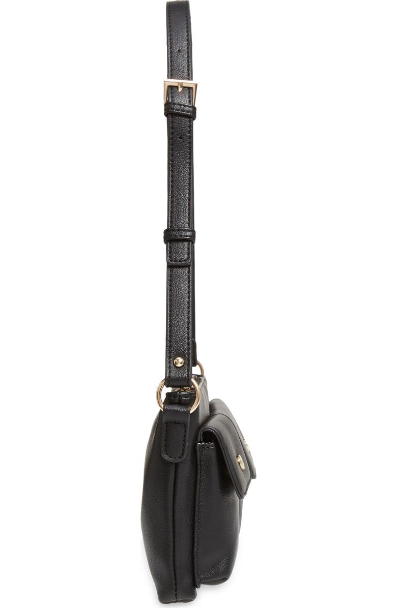 Mali + Lili Miya Double Pocket Vegan Leather Convertible Shoulder Bag, Alternate, color,