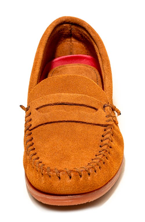 Shop Minnetonka Mellony Penny Loafer In Brown
