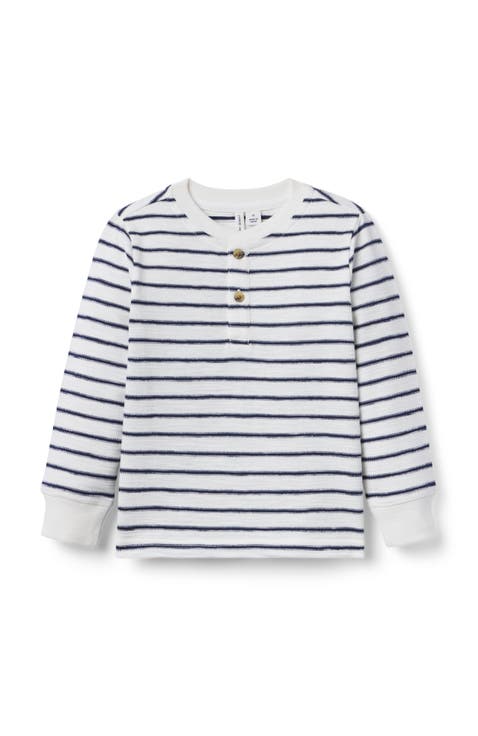 Striped Henley Tee (Little Kid & Big Kid)
