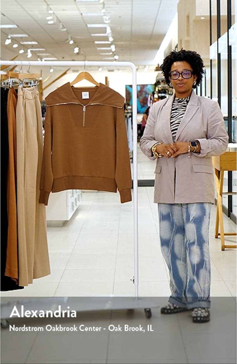 Catherine Half Zip Sweatshirt, sales video thumbnail