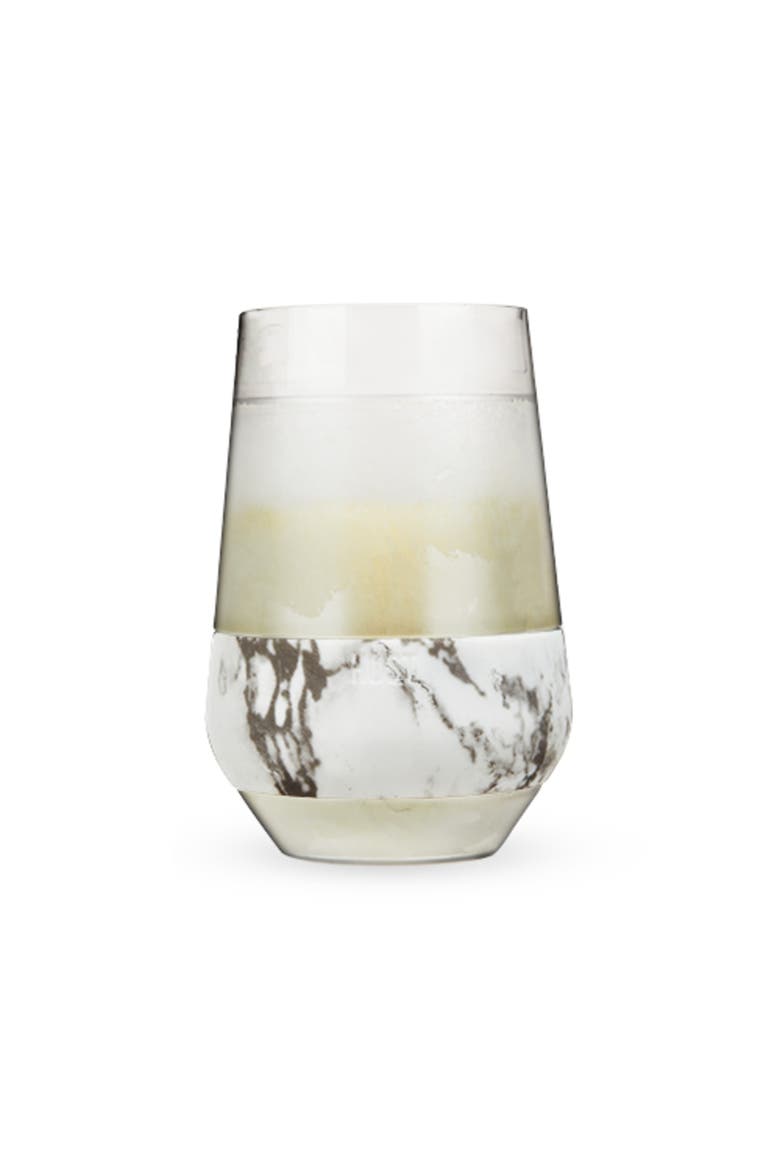 Wine FREEZE XL Cooling Cup in Marble, Main, color, Clear