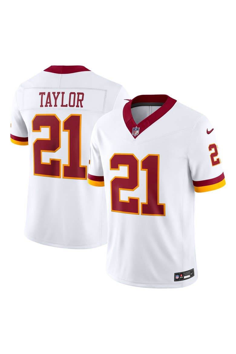 Men's Nike Sean Taylor White Washington Commanders Vapor F.U.S.E. Stitched Retired Limited Jersey, Main, color, White