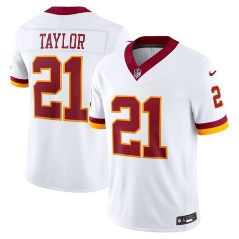 Men's Nike Sean Taylor White Washington Commanders Vapor F.U.S.E. Stitched Retired Limited Jersey