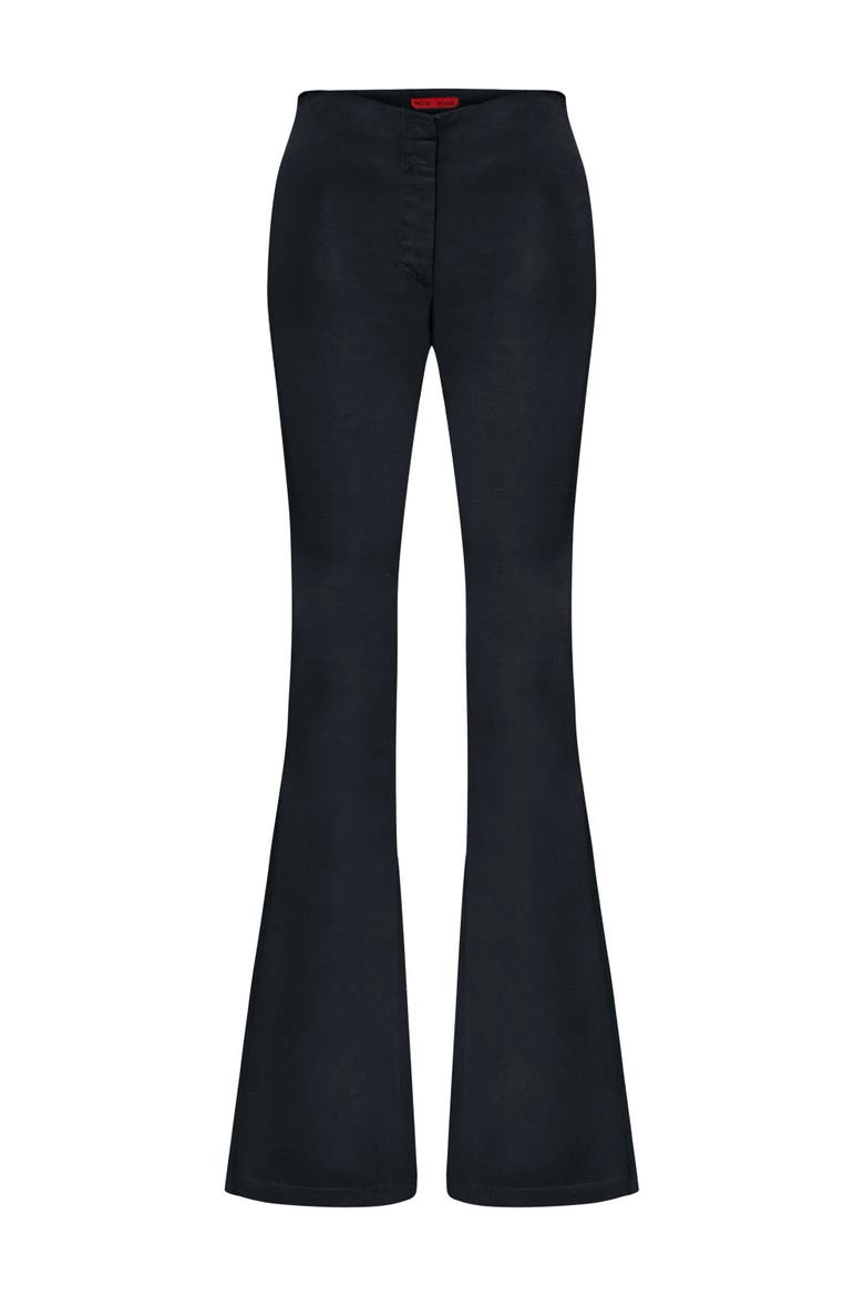 Shiny Woven Pant, Alternate, color, BLACK