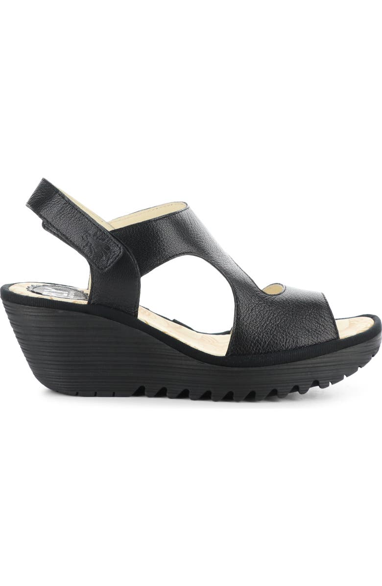 Fly London Yox Slingback Platform Wedge Sandal, Alternate, color,