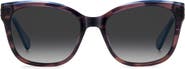 Kate Spade New York fatimah 55mm gradient polarized rectangular sunglasses