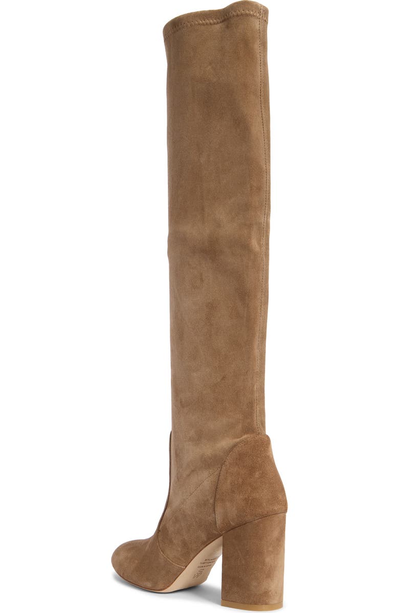 Stuart Weitzman Yuliana Knee High Slouch Boot, Alternate, color, Khaki