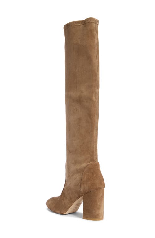 Stuart Weitzman Yuliana Knee High Slouch Boot In Brown