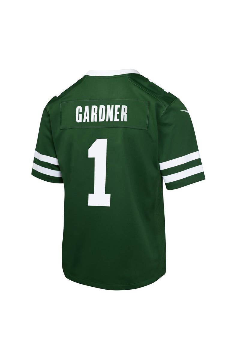 Nike Youth Nike Ahmad Sauce Gardner Legacy Green New York Jets Game Jersey, Alternate, color, Green