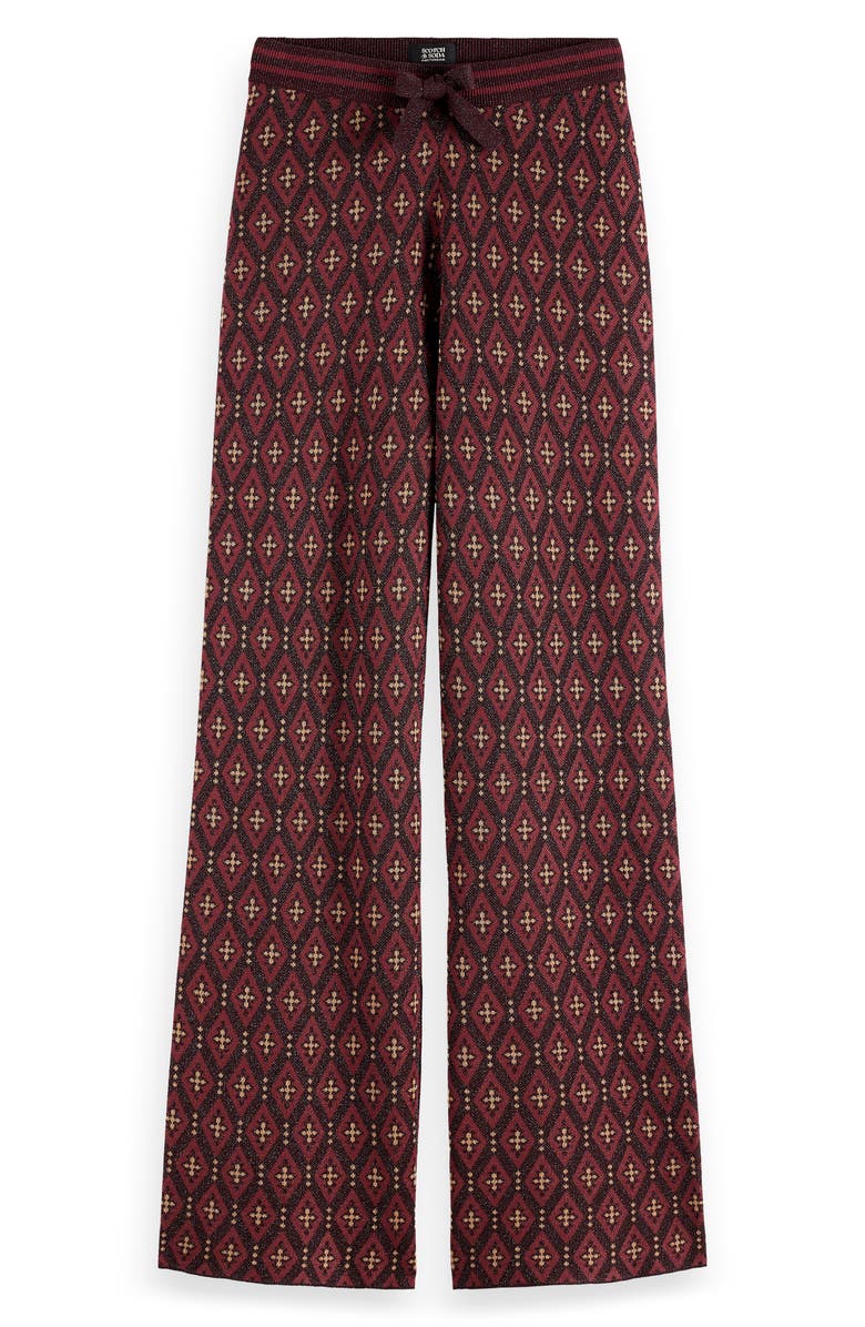 Scotch & Soda Jacquard Knit Pants, Main, color,