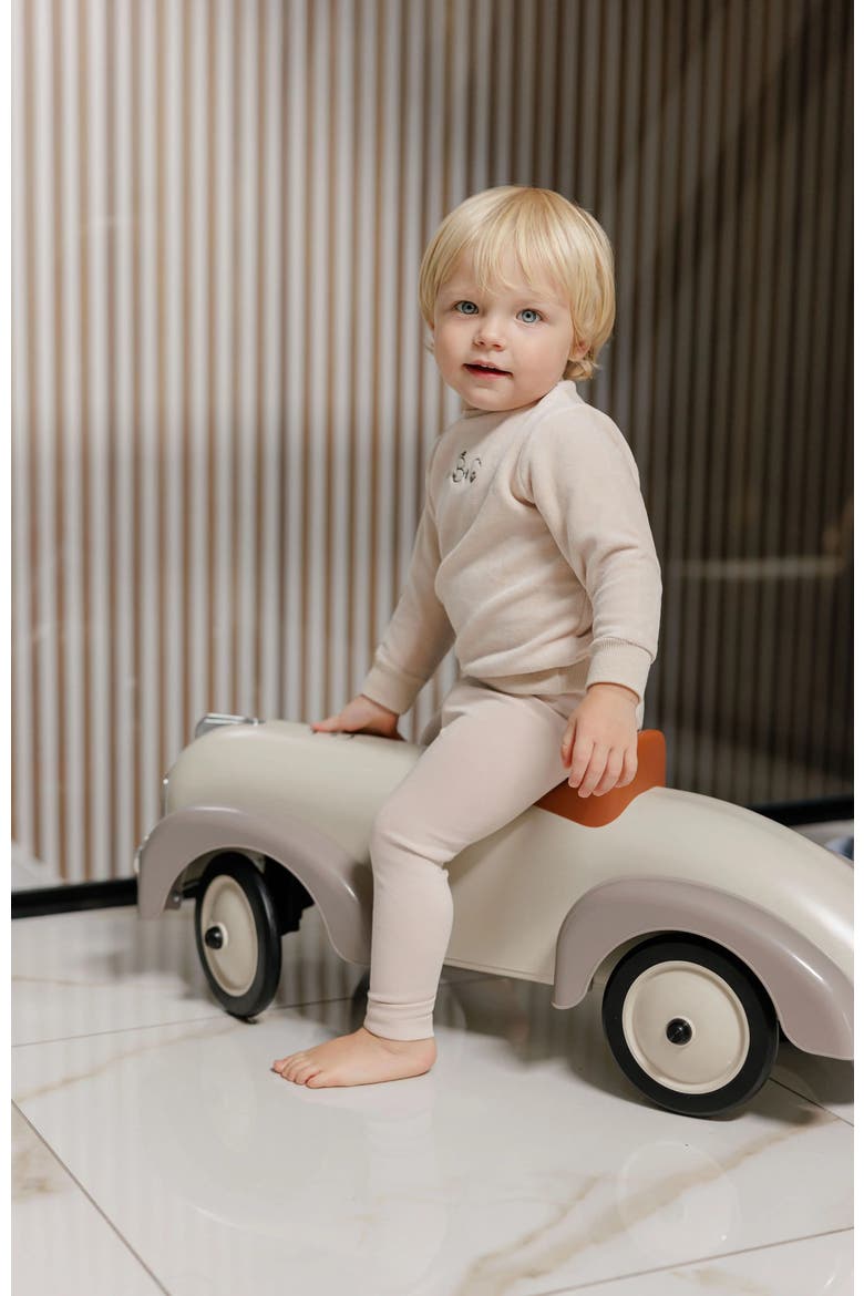 Embroidered ABC Collection - 2 Piece Set, Alternate, color, Tan
