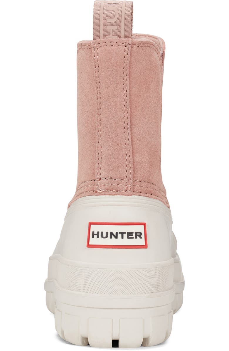 Hunter Sutton Waterproof Duck Boot, Alternate, color, Whitby Sand/ Rococo Blush