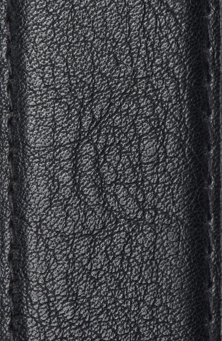 Steve Madden Textured Faux Leather Belt, Alternate, color, Black