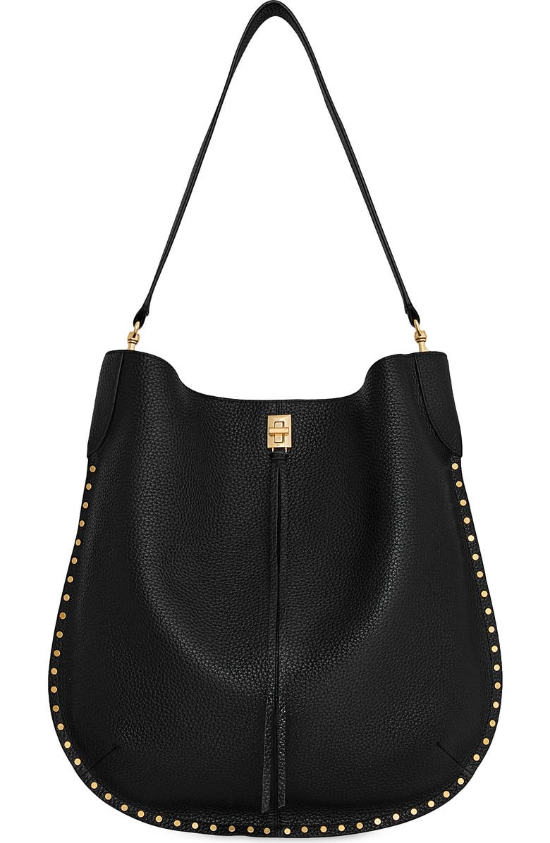 Rebecca Minkoff Slim Darren Leather Hobo Bag, Main, color,