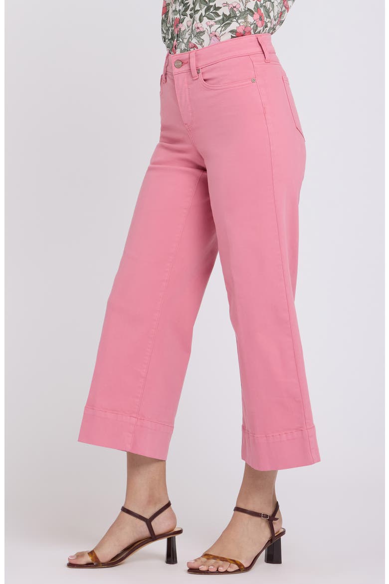 Teresa High Waist Wide Leg Ankle Jeans, Alternate, color, DESERT ROSE