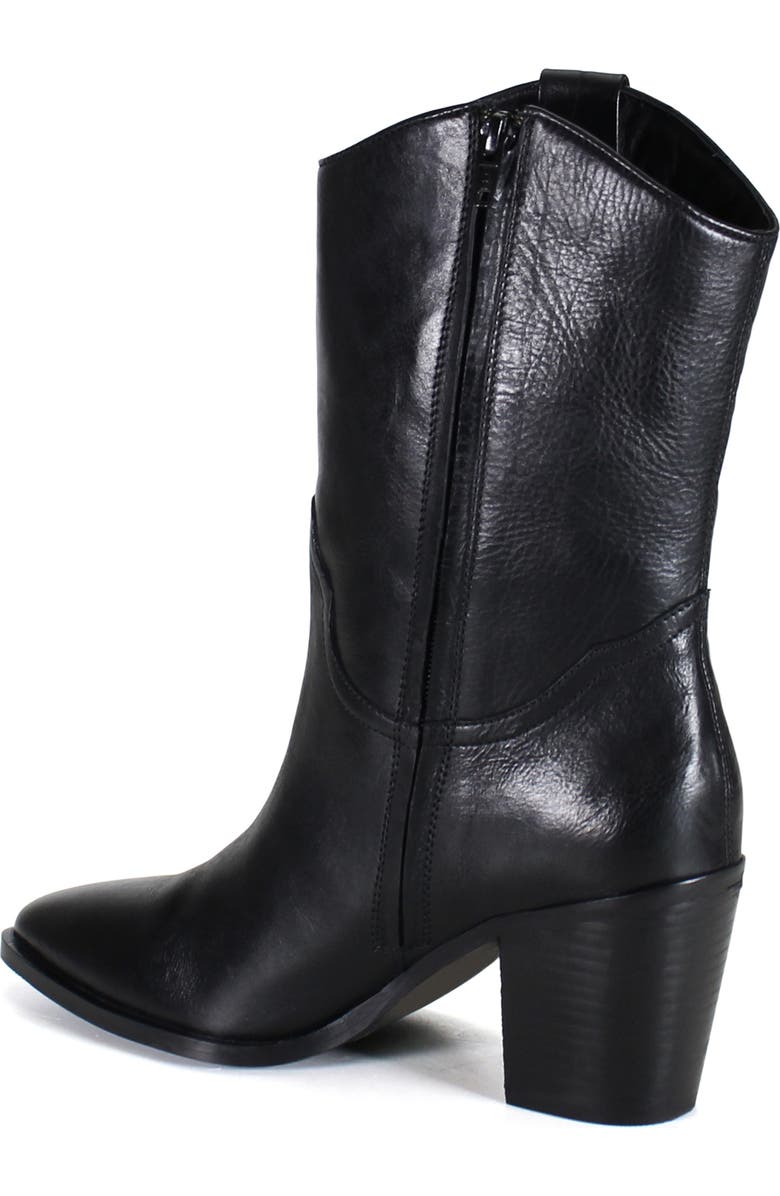 Diba True GLAM GIRL Leather Western Mid-Calf Boot, Alternate, color, Black