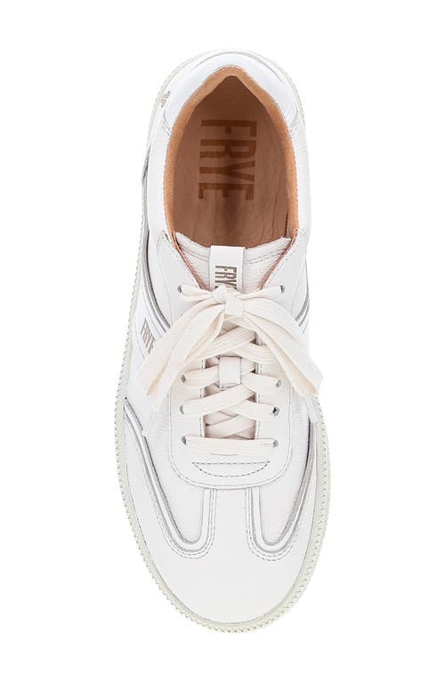 Frye Milly Low Top Sneaker In White