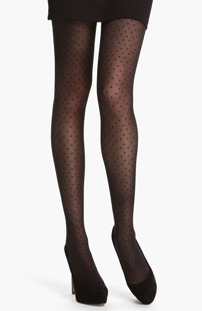 DKNY Dotted Tights, Main, color,