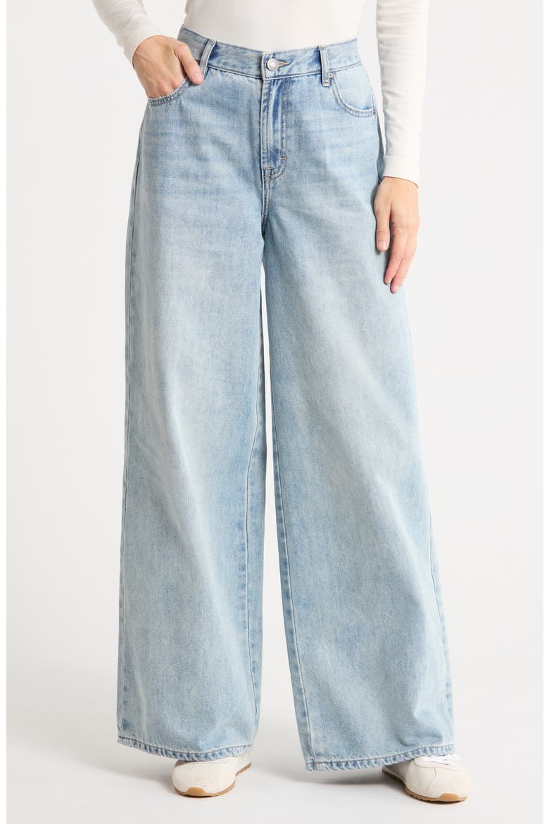 High Waist Wide Leg Jeans, Main, color, SUNDAY VINTAGE