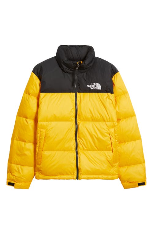 The North Face 1996 Retro Nuptse 700 Fill Power Down Packable Jacket In Yellow