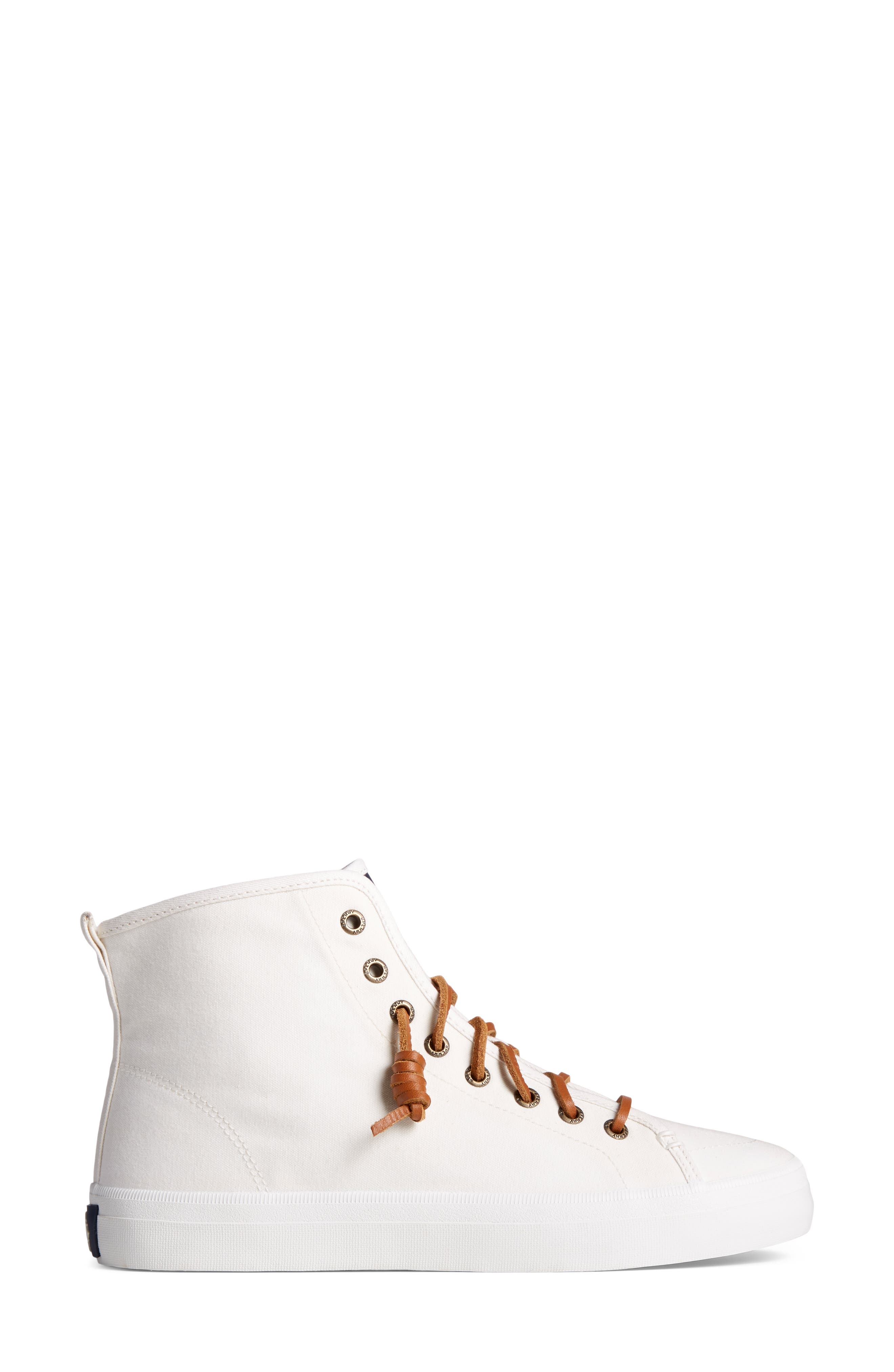 Crest Seacycled™ High Top Sneaker, Alternate, color, WHITE