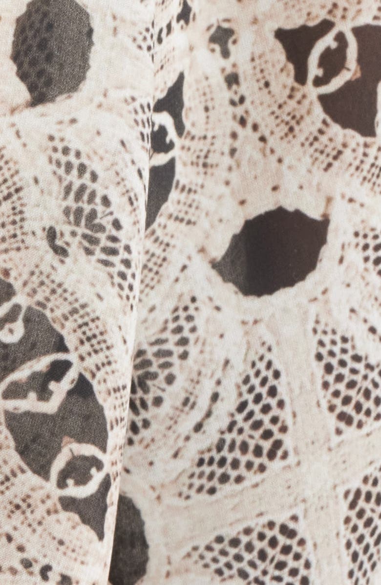 KOBI HALPERIN Glimmer Ruffle Top, Alternate, color, Black Multi