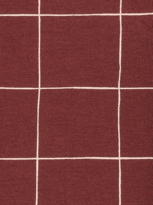 Colored Organics Organic Holiday 2 Piece Long Sleeve Jammie Set In Red