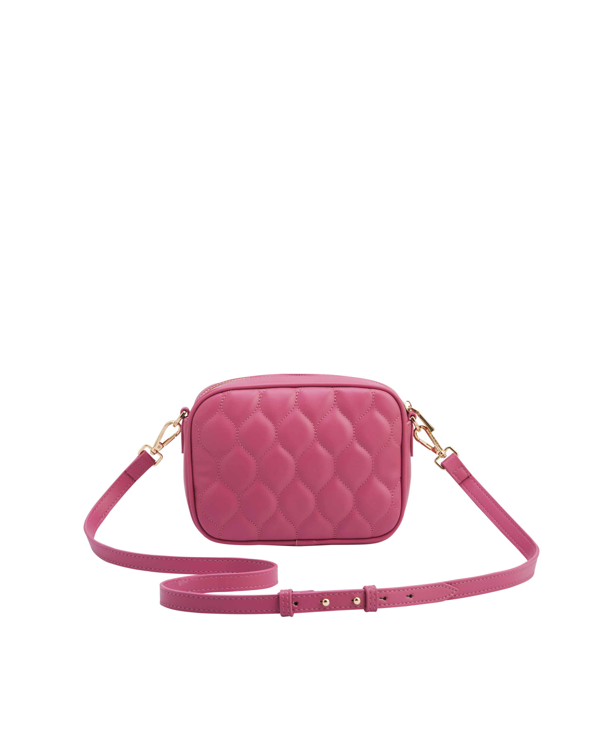Fable England Alice Quilted Camera Purse, Alternate, color, Rose Pink