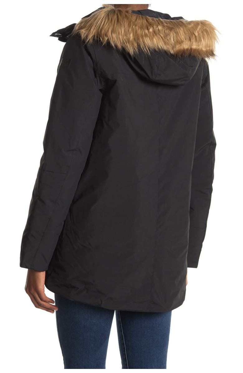 Helly Hansen Classic Faux Fur Trim Hooded Insulated Parka, Alternate, color,