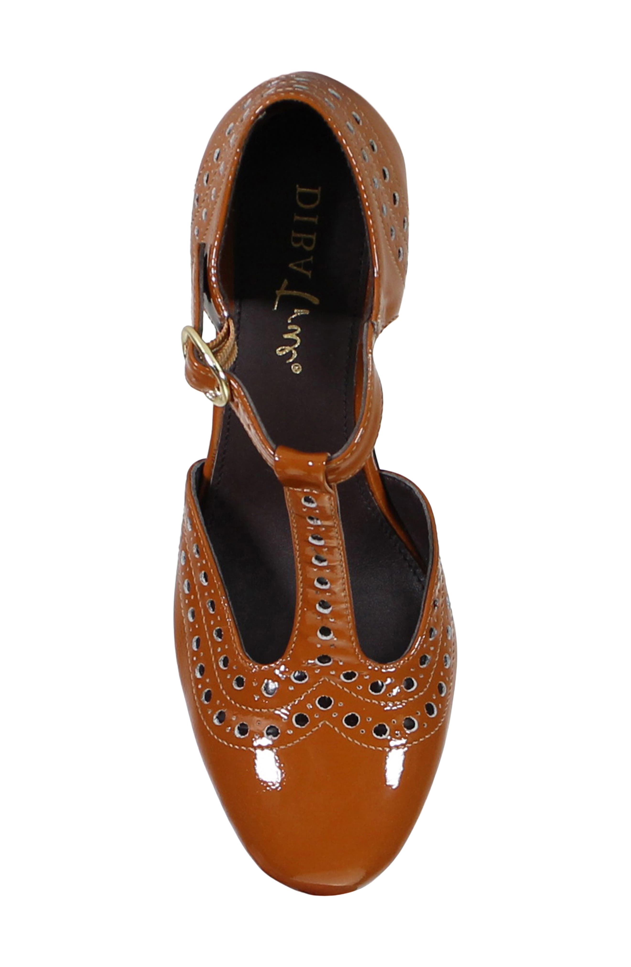 Juke Box T-Strap Pump, Alternate, color, TAN