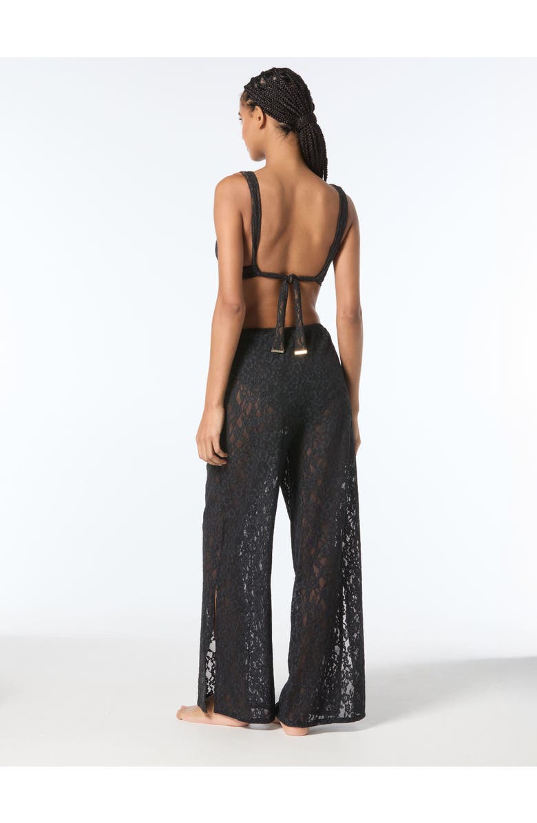 MICHAEL Michael Kors Lace Cover Up Pants, Alternate, color, Black