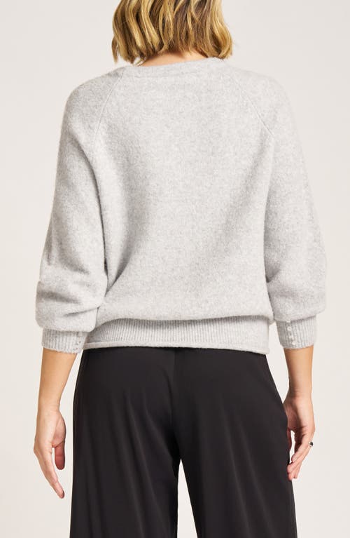 Matty M . Stanley Raglan Sleeve Sweater In Gray
