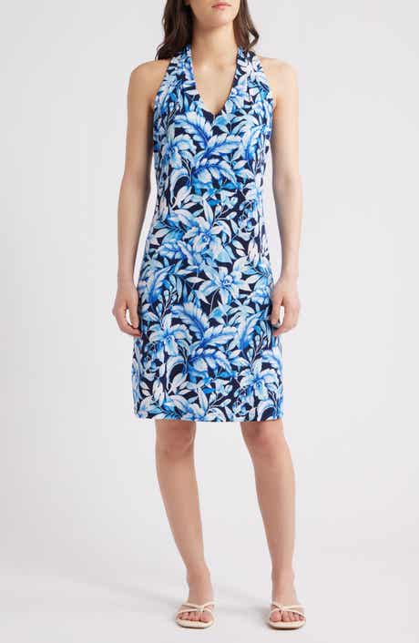 Sandy Flora Fresco Sleeveless Minidress