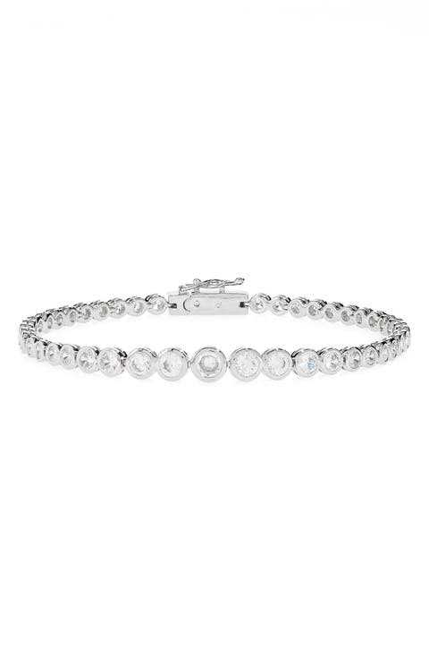 Jordan Round Cubic Zirconia Tennis Bracelet