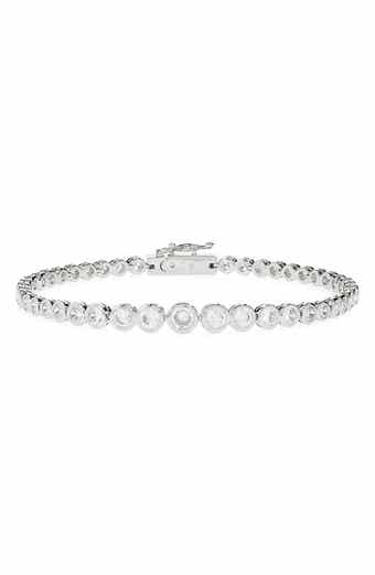 Nadri Jordan Round Cubic Zirconia Tennis Bracelet