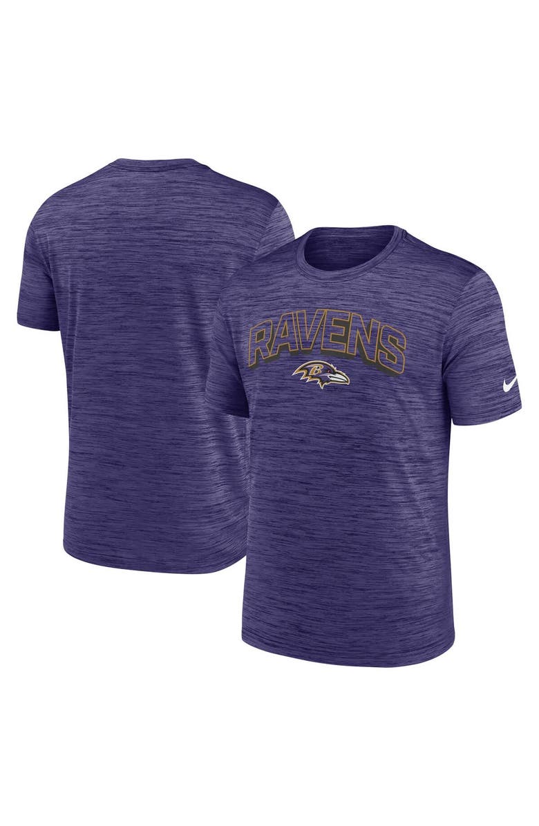 Nike Men's Nike Purple Baltimore Ravens Velocity Performance T-Shirt, Alternate, color, Purple