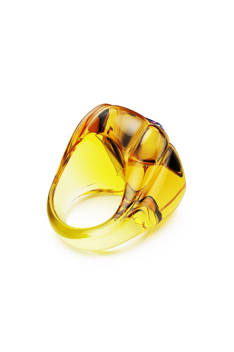 Dulcis Crystal Cocktail Ring, Alternate, color, YELLOW/ PURPLE